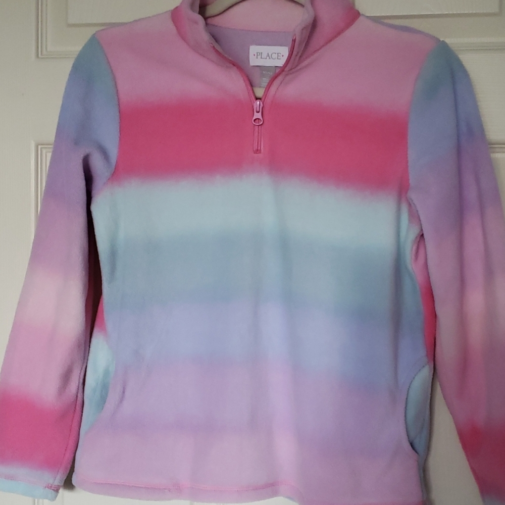 Zip up fleece top